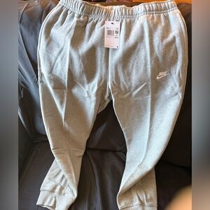 New Nike Light Gray Sweatpants Joggers